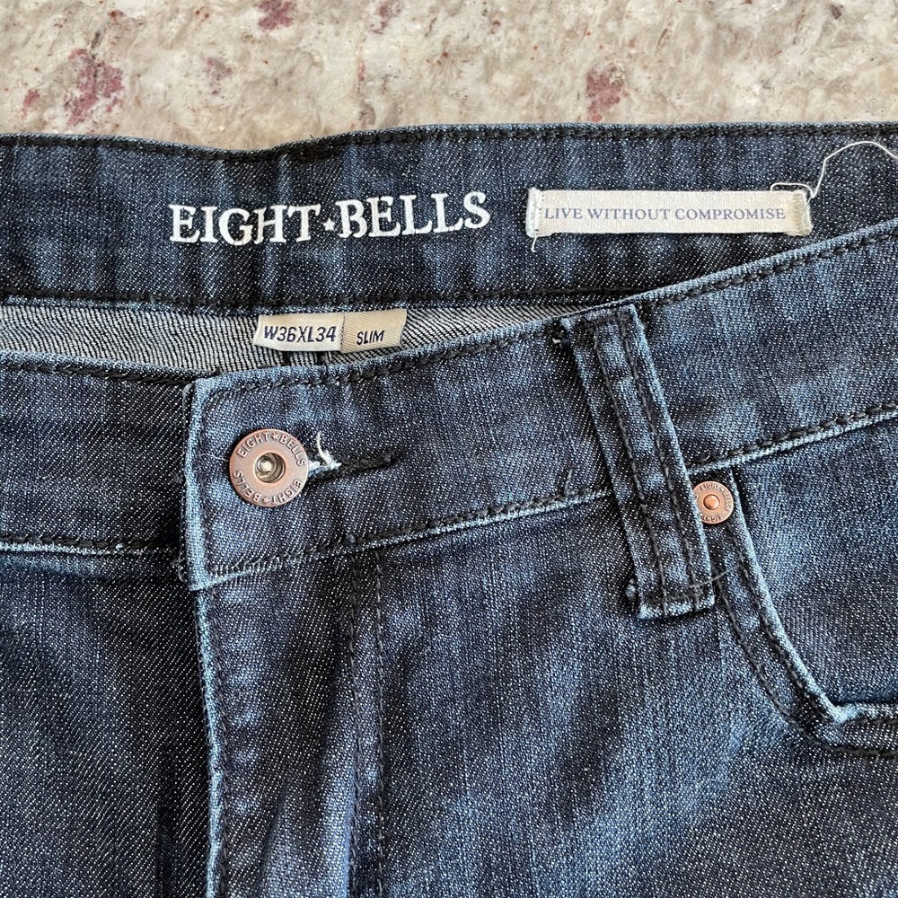 Men’s Eight Bells blue jeans sz 36x34